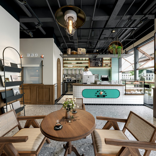 甜品咖啡店奶茶